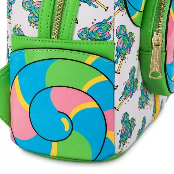 LOUNGEFLY Mickey Mouse Lollipop Mini Backpack Disney Eats